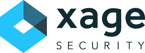 Logo xage security color light background